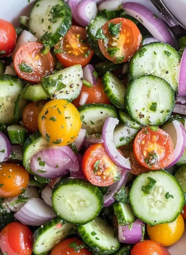 Cucumber Tomato Salad