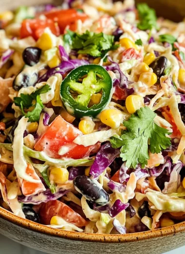 Easy Mexican Coleslaw Recipe