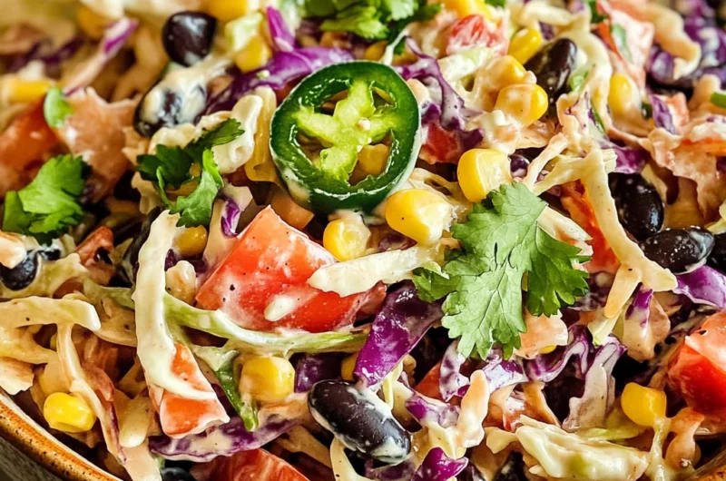 Easy Mexican Coleslaw Recipe