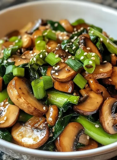 Easy Mushroom and Bok Choy Stir Fry with a Bold, Savory Twist