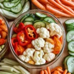 Easy Refrigerator Pickled Vegetables (Crunchy & Tangy!)