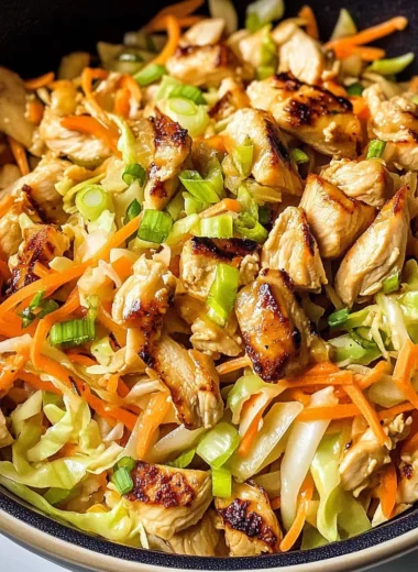 Egg Roll Bowls with Chicken and Cabbage: An Incredible Ultimate 10-Minute Meal