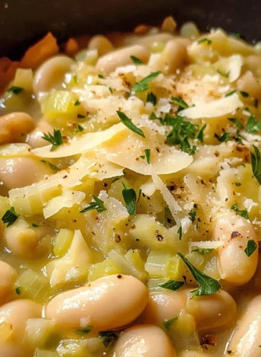 Flavorful Butter Beans with Leeks