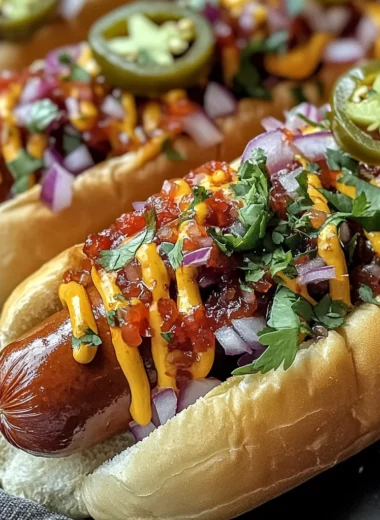 Flavorful Firecracker Hot Dogs