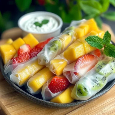 Fruit Spring Rolls