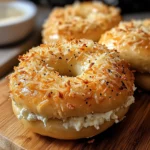 Garlic-Parmesan Cottage Cheese Bagels – Soft, Chewy & High-Protein