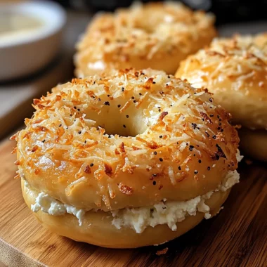 Garlic-Parmesan Cottage Cheese Bagels – Soft, Chewy & High-Protein
