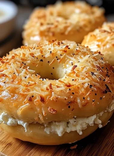 Garlic-Parmesan Cottage Cheese Bagels – Soft, Chewy & High-Protein