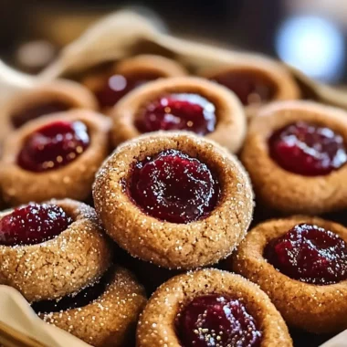 Gingerbread Thumbprint Cookies with Cranberry Jam: An Incredible Ultimate Recipe