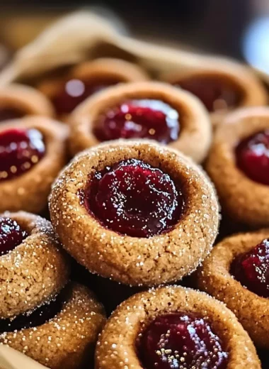 Gingerbread Thumbprint Cookies with Cranberry Jam: An Incredible Ultimate Recipe