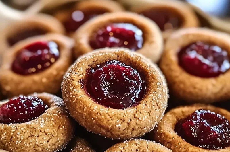 Gingerbread Thumbprint Cookies with Cranberry Jam: An Incredible Ultimate Recipe