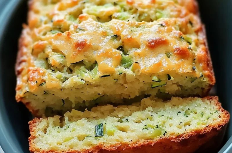 Green Onion Zucchini Cheddar Quick Bread