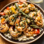 Grilled Chimichurri Shrimp and Couscous Salad