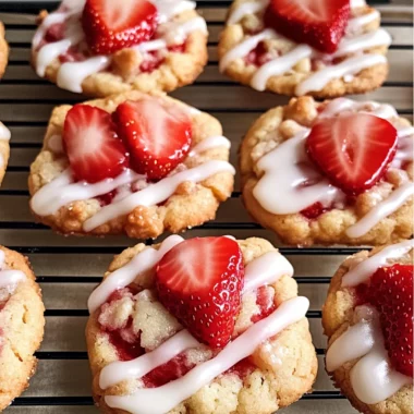 Homemade Strawberry Shortcake Butter Cookies