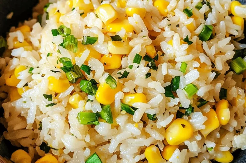 Hot buttered corn rice