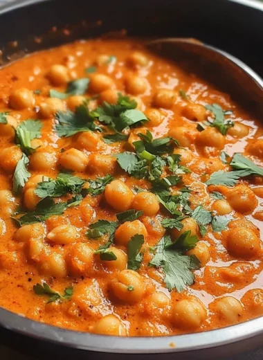Indian Butter Chickpeas Recipe