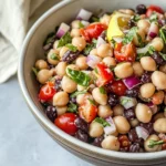 Lemon Basil Three Bean Salad
