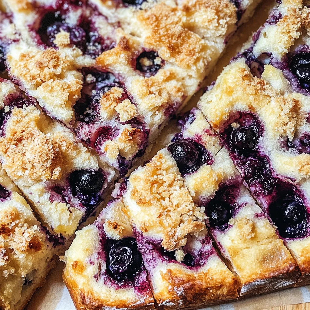 Lemon Blueberry Sourdough Focaccia