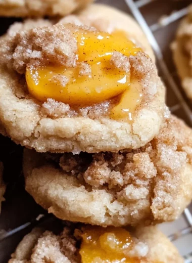 Peach Cobbler Cookies