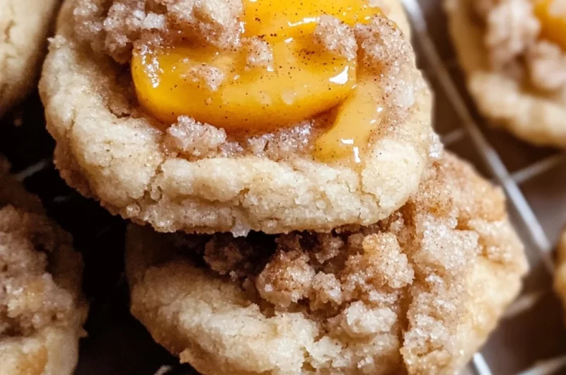 Peach Cobbler Cookies