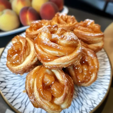 Peach Pie Cruffins Recipe