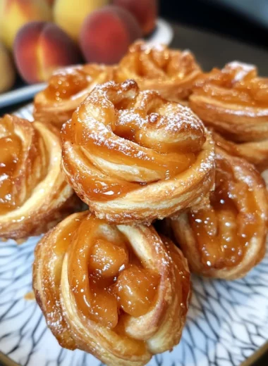 Peach Pie Cruffins Recipe