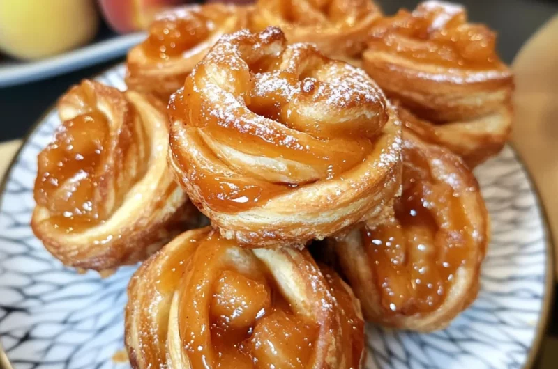 Peach Pie Cruffins Recipe