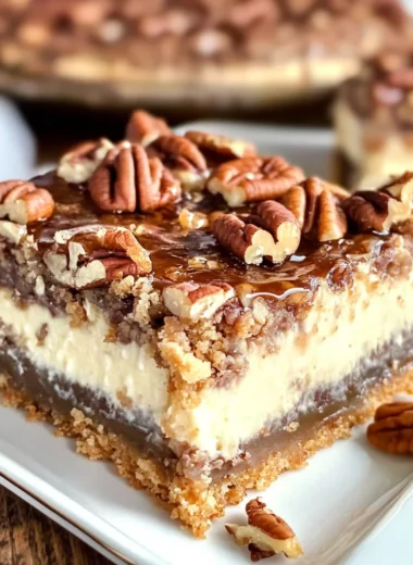 Pecan Pie Cheesecake Bars
