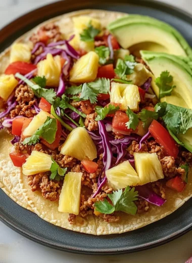 Pineapple Turkey Tacos