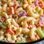 Pink Cadillac Pasta Salad – Creamy, Tangy, and Picnic-Perfect