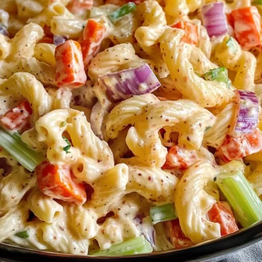 Pink Cadillac Pasta Salad – Creamy, Tangy, and Picnic-Perfect
