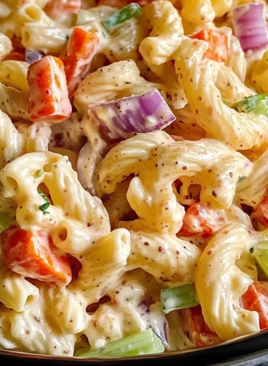 Pink Cadillac Pasta Salad – Creamy, Tangy, and Picnic-Perfect
