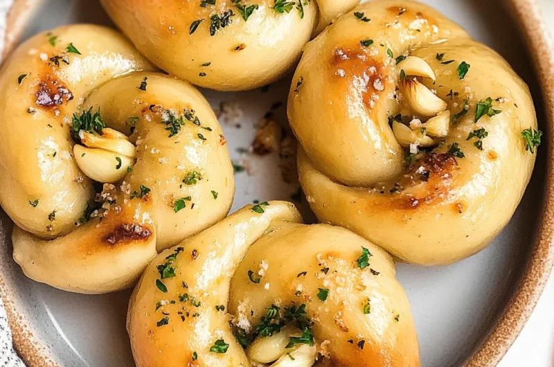 Quick Sourdough Discard Garlic Knots