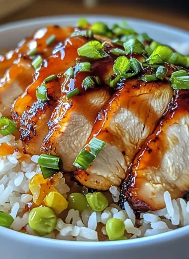 Spicy Maple Chicken & Coconut Rice