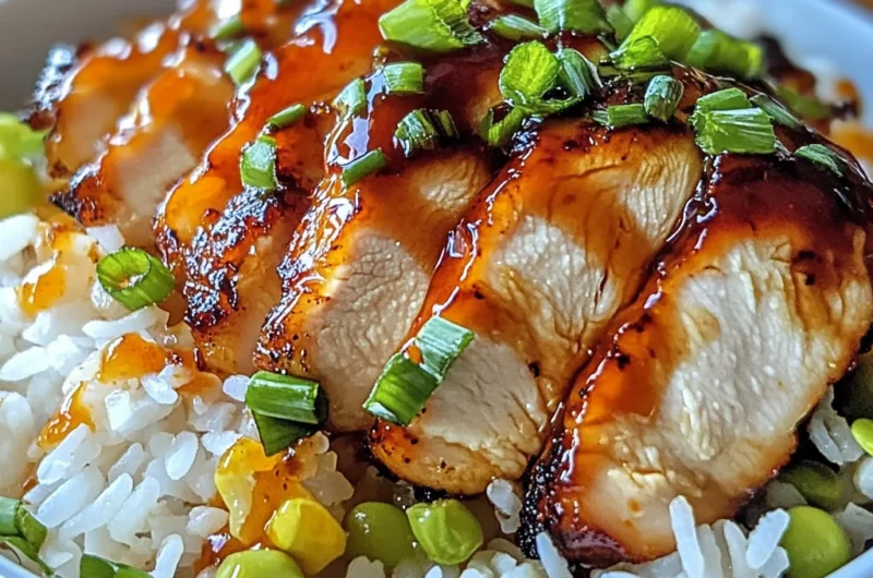Spicy Maple Chicken & Coconut Rice