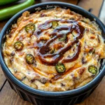 Spicy Roasted Jalapeño Cowboy Cream Cheese Dip