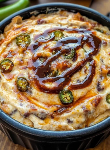 Spicy Roasted Jalapeño Cowboy Cream Cheese Dip