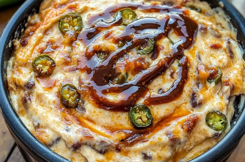Spicy Roasted Jalapeño Cowboy Cream Cheese Dip