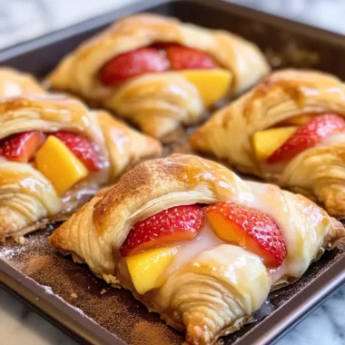 Strawberry Peach Pie Bites