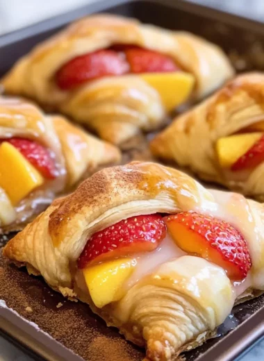 Strawberry Peach Pie Bites