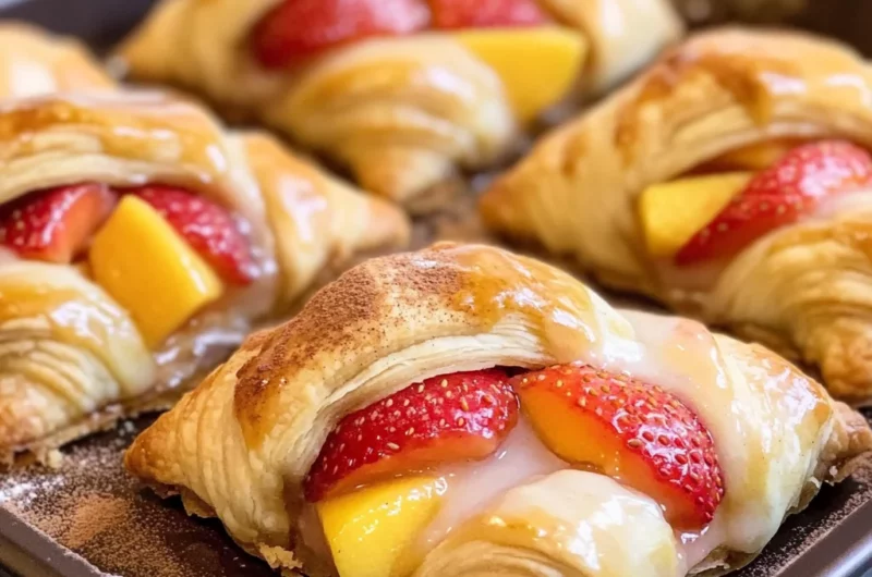 Strawberry Peach Pie Bites