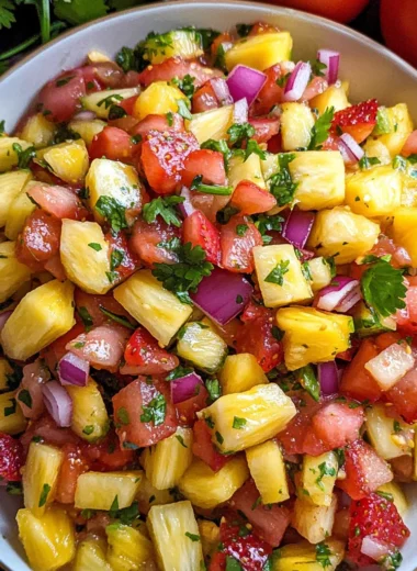 Strawberry Pineapple Salsa