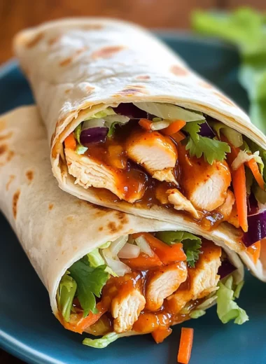 Sweet Chili Chicken Wraps