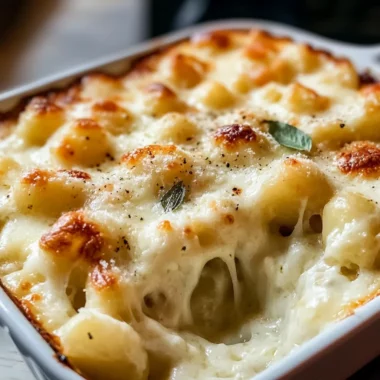 Tasty Baked Gnocchi Mac and Cheese
