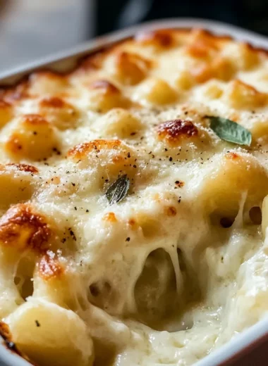 Tasty Baked Gnocchi Mac and Cheese