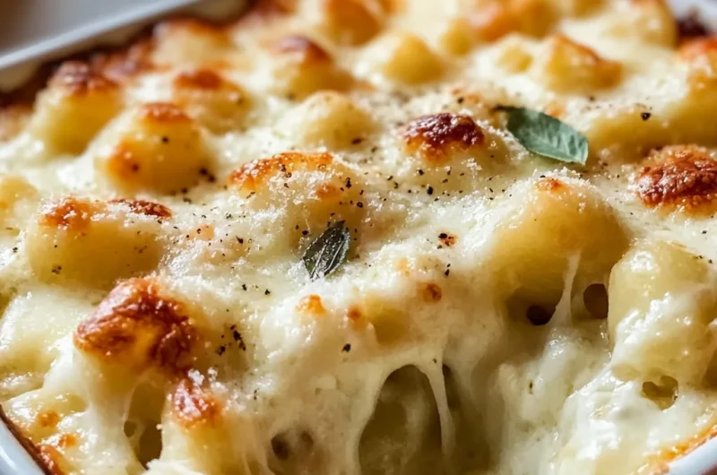 Tasty Baked Gnocchi Mac and Cheese