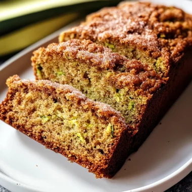 The Best Snickerdoodle Zucchini Bread