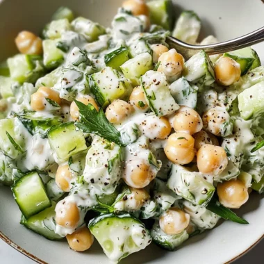 Tzatziki Chickpea Salad
