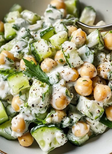 Tzatziki Chickpea Salad