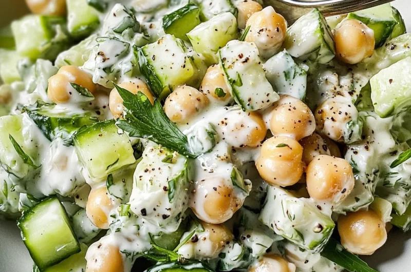 Tzatziki Chickpea Salad